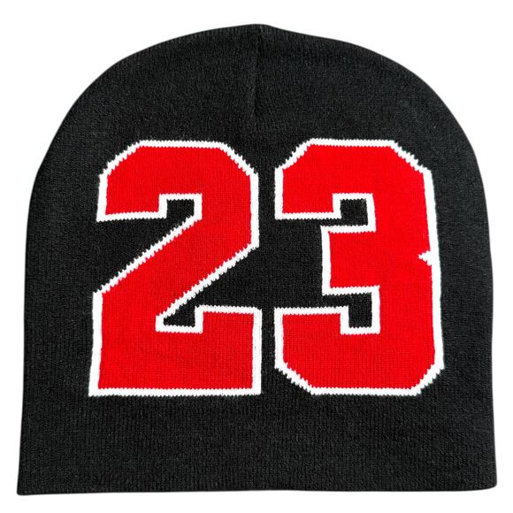 Knitted Woven Legendary Number 23 Beanie Men’s OS - Athletic Basketball Punk NWT - Picture 1 of 9
